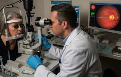 Exame de Angiografia Fluorescente