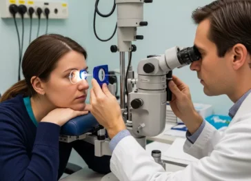 Exame de Gonioscopia