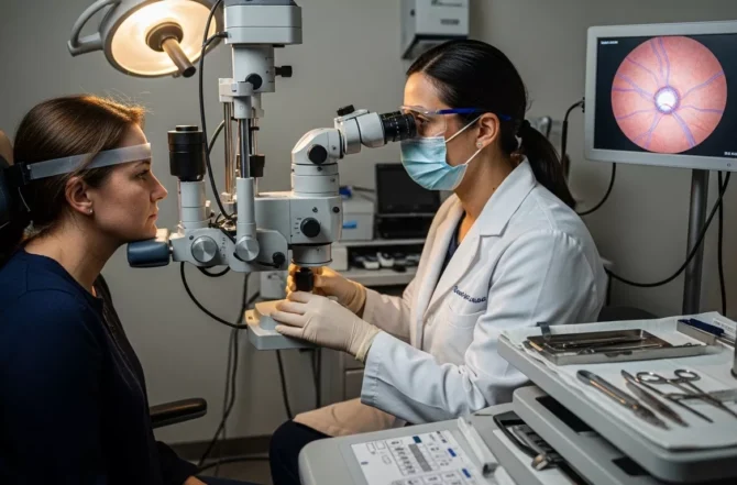 Exame de Microscopia Especular