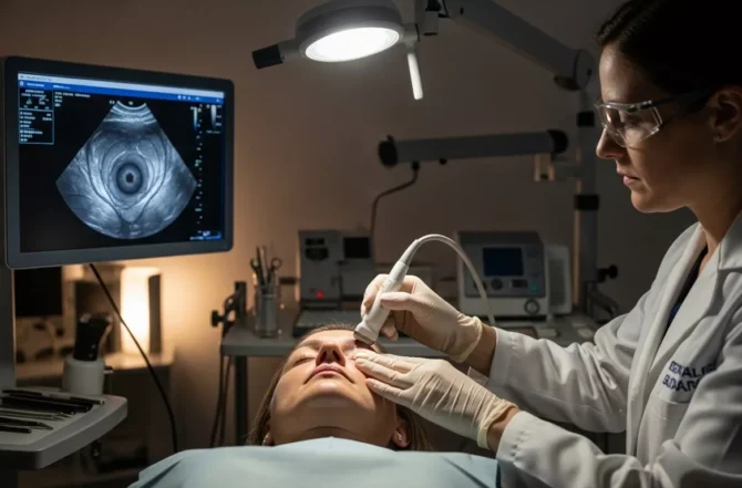 Exame de Ultrassonografia / Ecografia Ocular